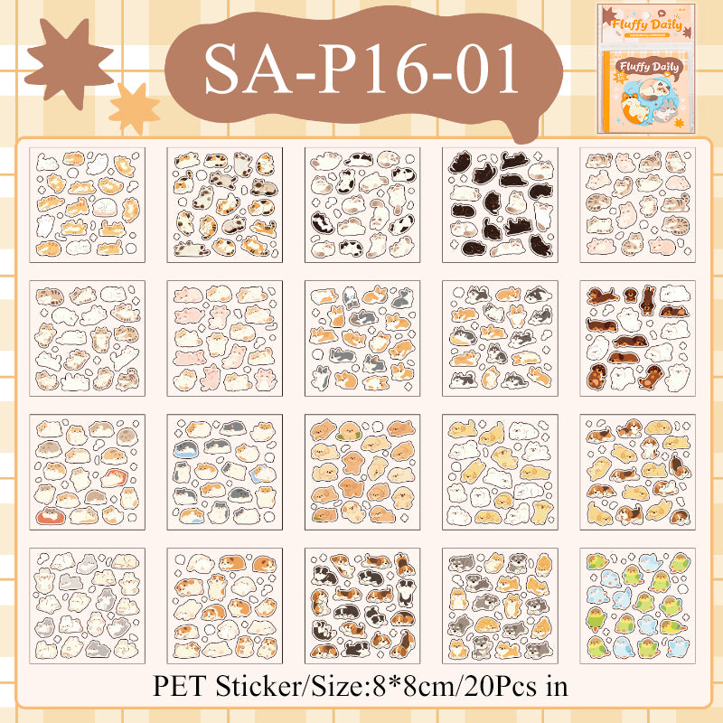 Furry Files Series Sticker Book