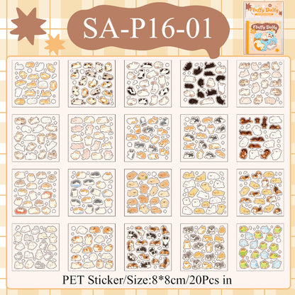 Furry Files Series Sticker Book