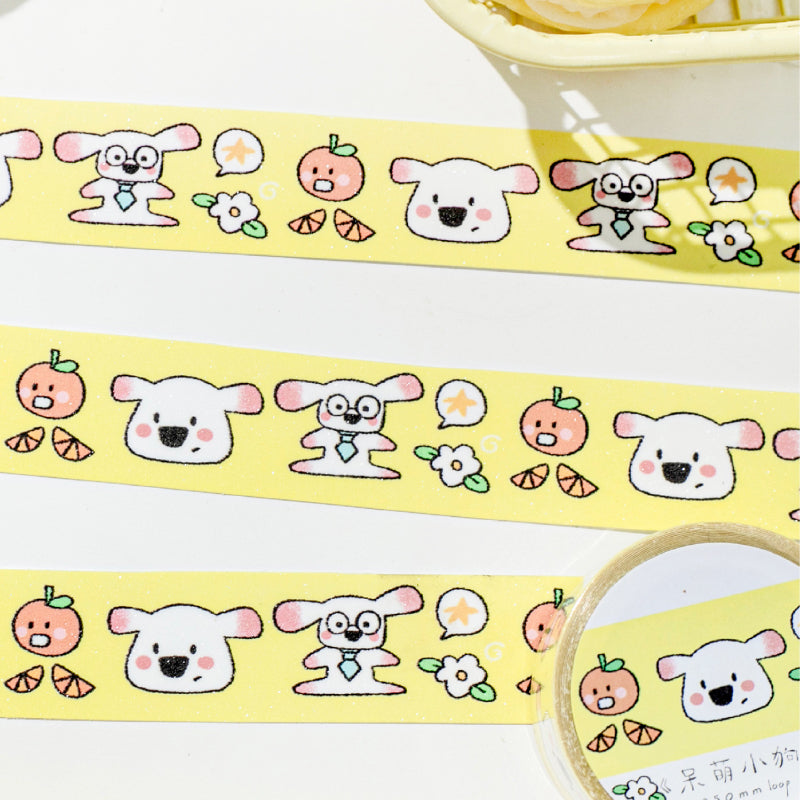 Penny Amusement Park Series Flash Sand Synthetic Paper Tape for journaling, scrapbooking and collage