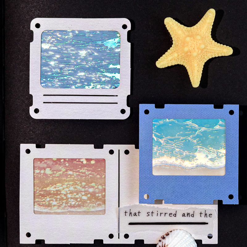 Water Ripple Halo Series Rainbow Light PET Tape