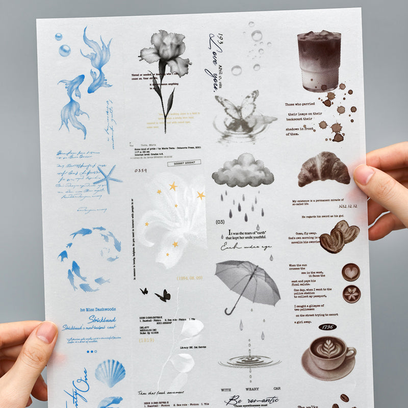 Floating Light Fragment Series Fog PET Tape