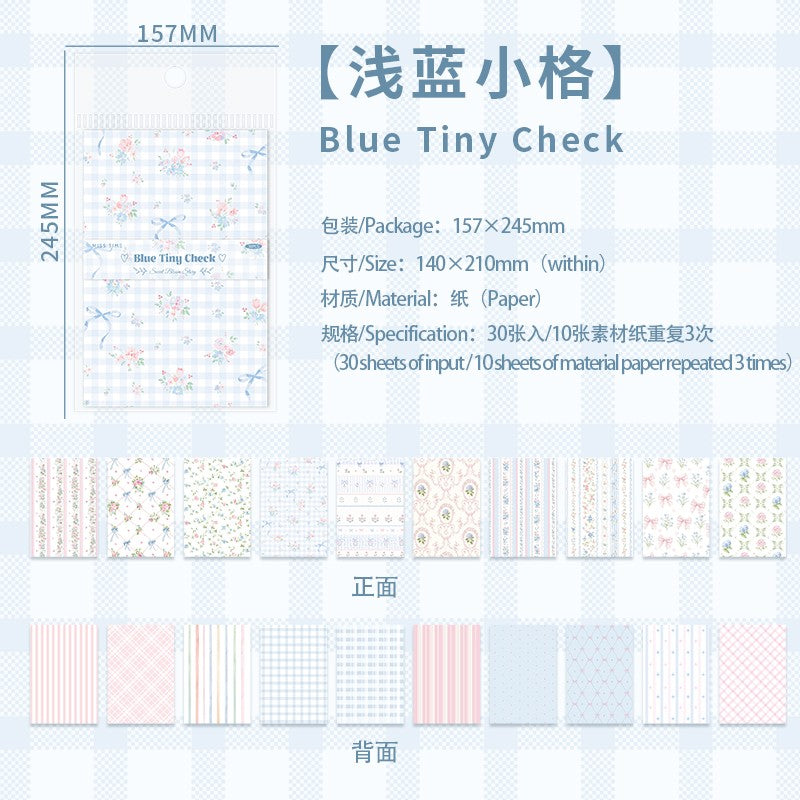 Pick Sweet Rose Material Paper