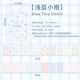 Blue Tiny Check