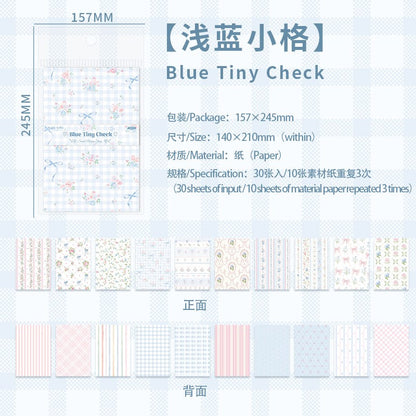 Pick Sweet Rose Material Paper