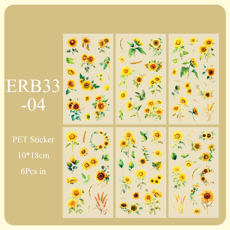 Yashi flower house Sticker
