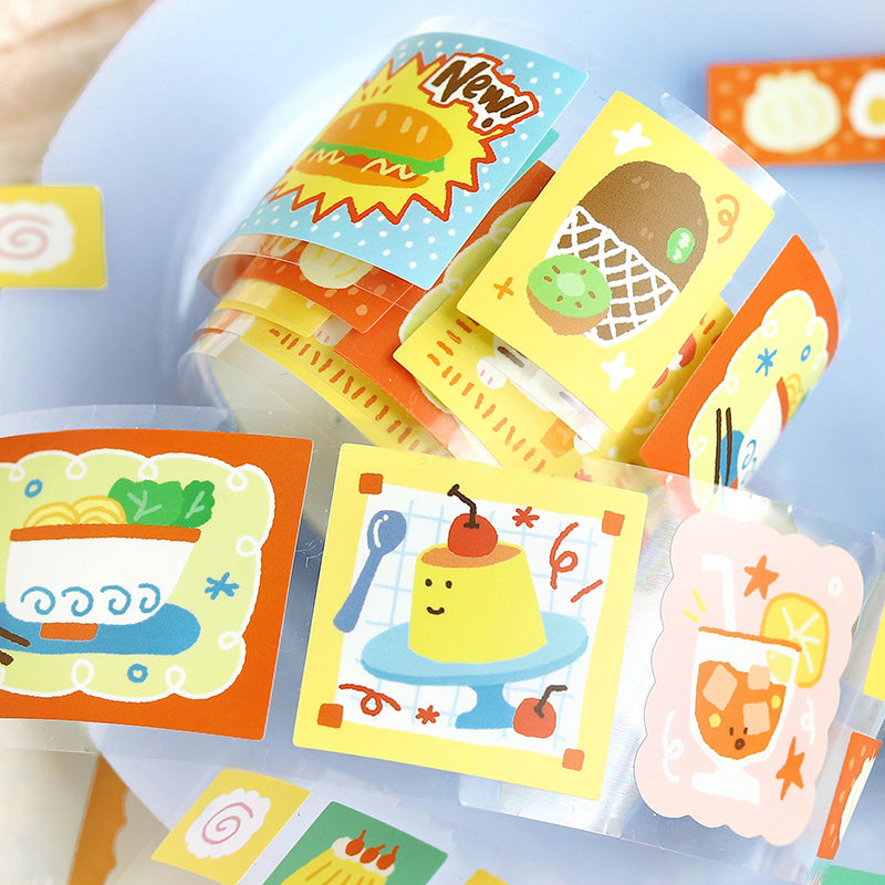 Colorful Dreamland Series Die Cutting Synthetic Paper Tape