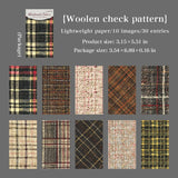 Woolen check pattern