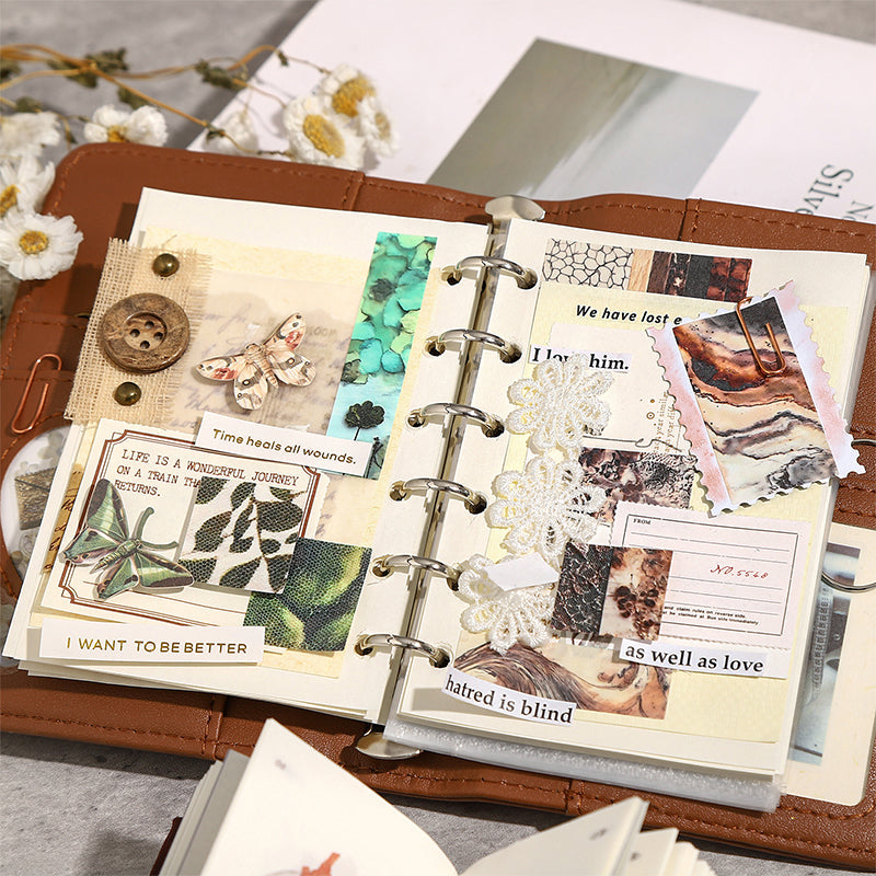 Flowing Oasis series Die Cutting PET Tape for journaling, scrapbooking and collage