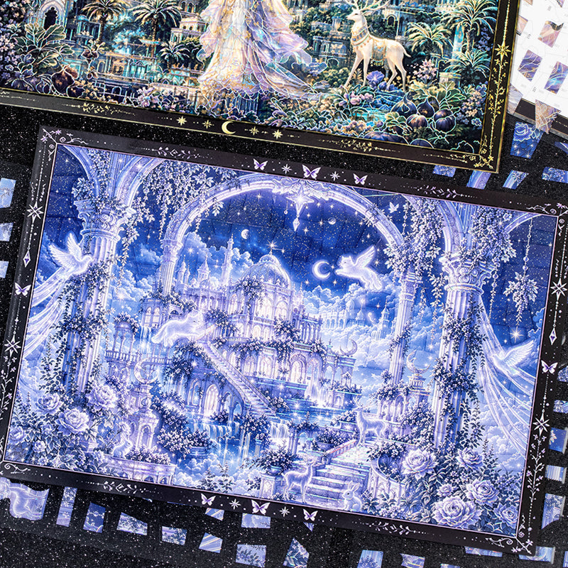 Lost Palace Series 3D Sticker featuring lace designs for journaling, scrapbooking and collage