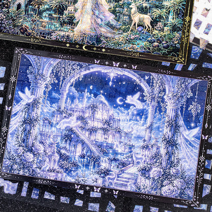 Lost Palace Series 3D Sticker featuring lace designs for journaling, scrapbooking and collage