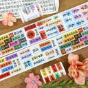 The Sequence Of Words Die Cutting Washi Tape