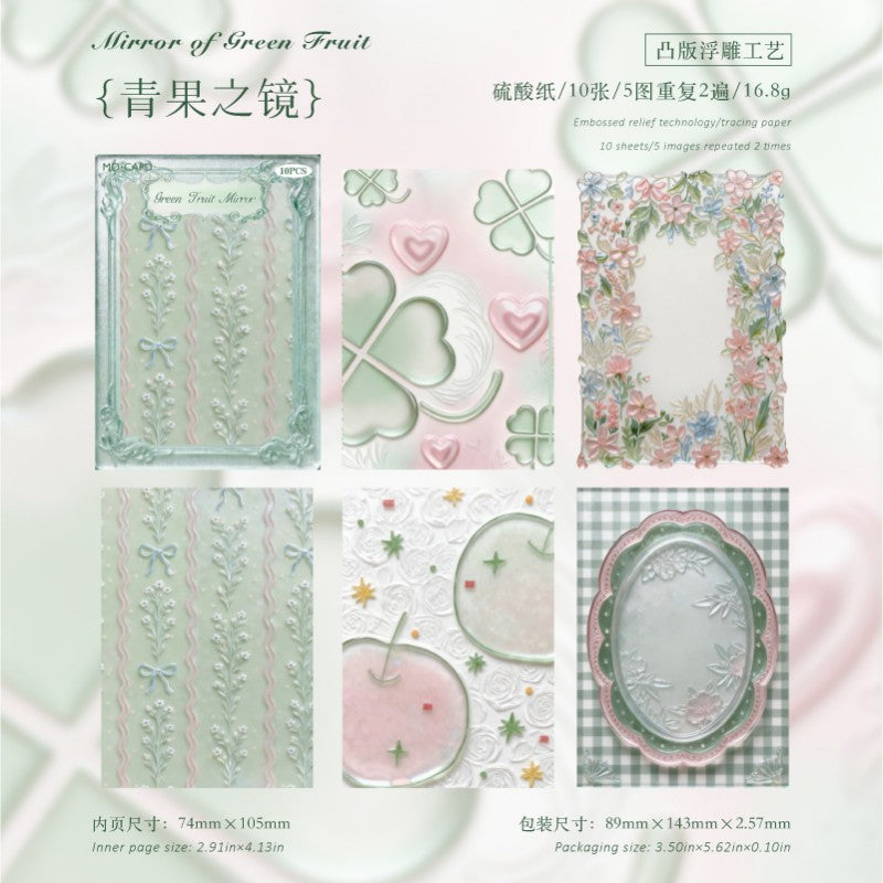 Soft Glass Garden Material Paper