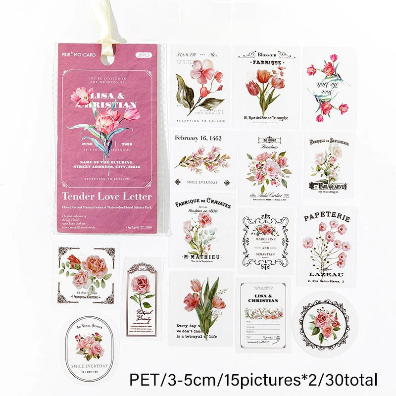Floral notes Sticker