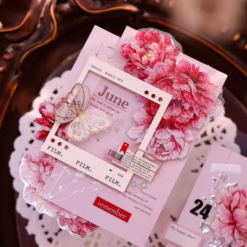 Peony Vintage PET & Washi Tape
