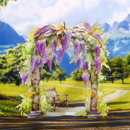 Floral Gate PET Window Sticker Pack