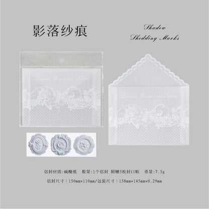 Lace Letter Envelope Set