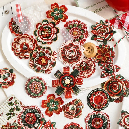 Christmas Floral Sticker Book