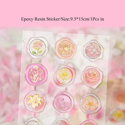 Classical Floral Sticker