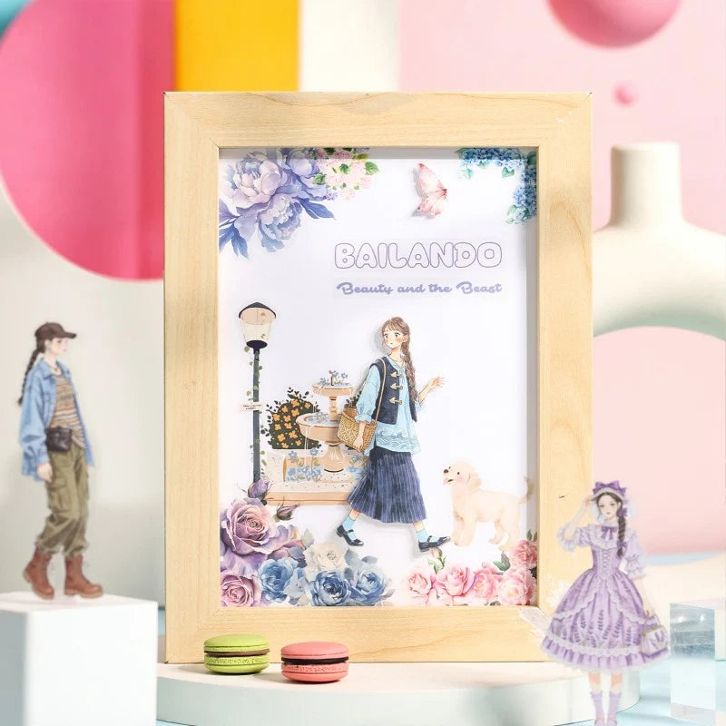 Flower Boy Character Sticker Book