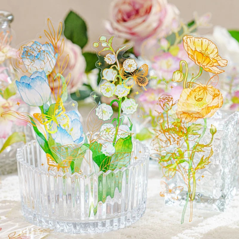 Painted Floral Collection Sticker Pack