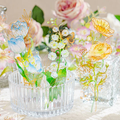 Painted Floral Collection Sticker Pack