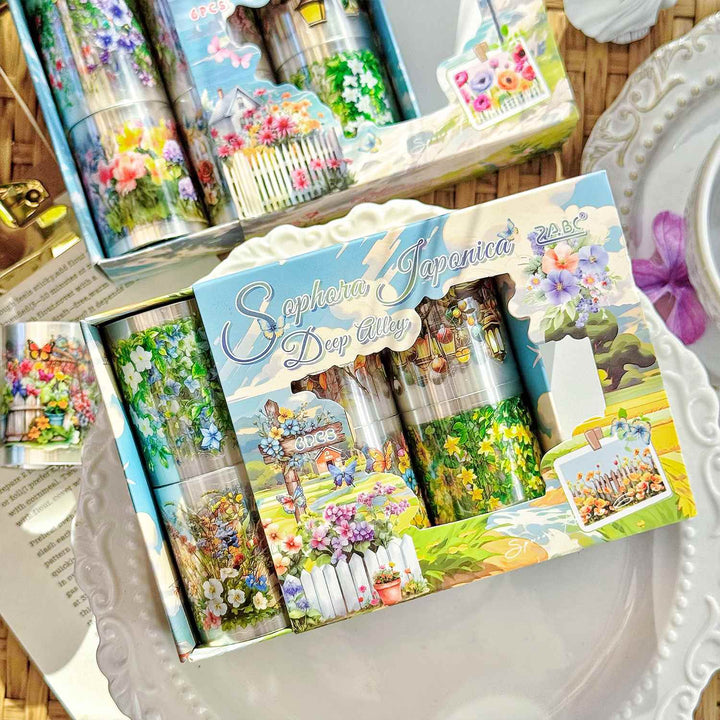 Chunxun Flower Mirror Character PET Tape Set