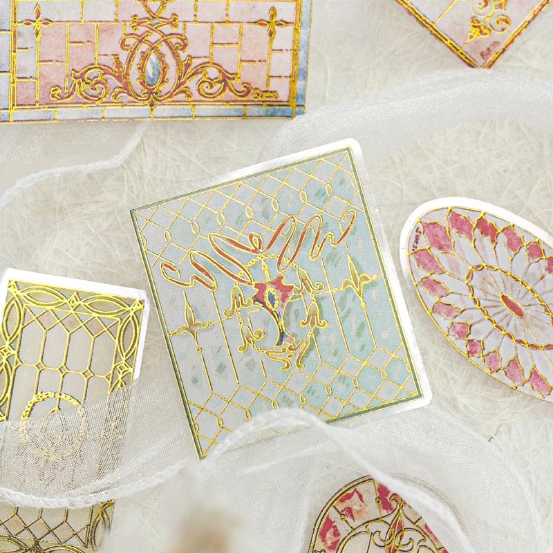 Vintage Floral Tile Sticker Pack