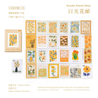 FlowerPost Office Material Paper