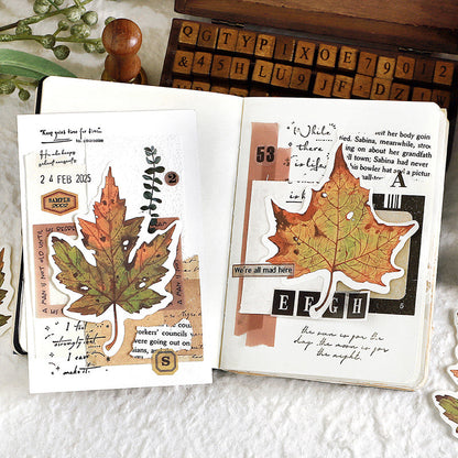 Leaf completed poem Sticker