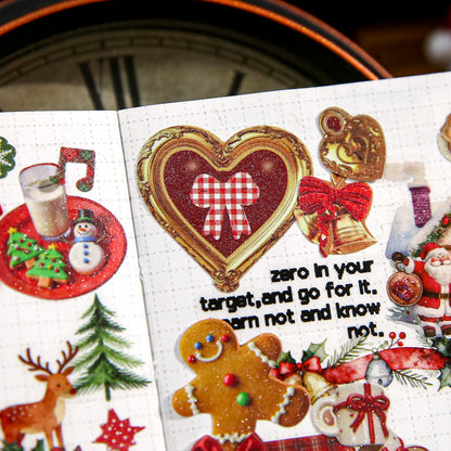 Holiday Limited Edition Series Sticker Book featuring book designs for journaling, scrapbooking and collage