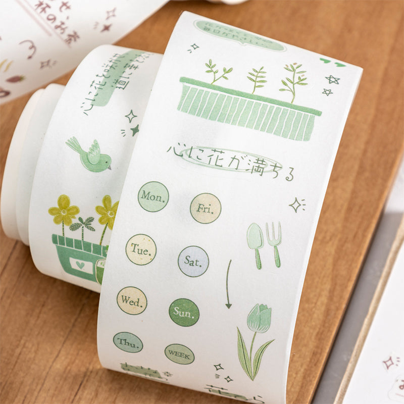 Suiya Notebook Series Die Cutting Washi Tape featuring book designs for journaling, scrapbooking and collage