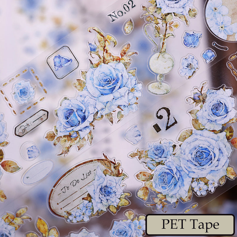 6cm*120cm Clear Dew Die Cutting Washi/PET Tape