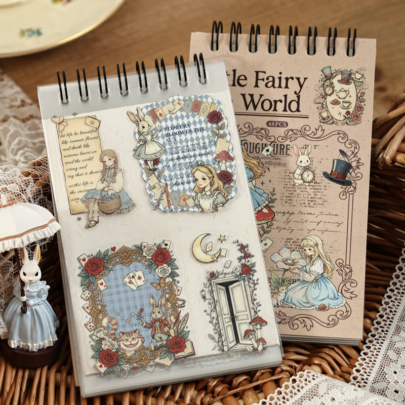 Fairy Tale Little World Series Sticker Book featuring fairy, tale, and book designs for journaling, scrapbooking and collage