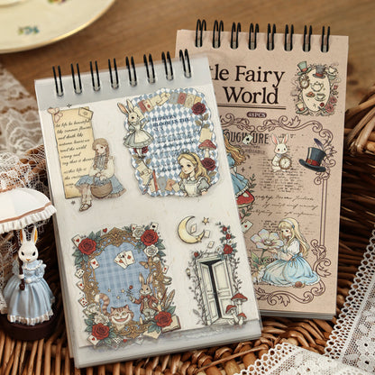 Fairy Tale Little World Series Sticker Book featuring fairy, tale, and book designs for journaling, scrapbooking and collage