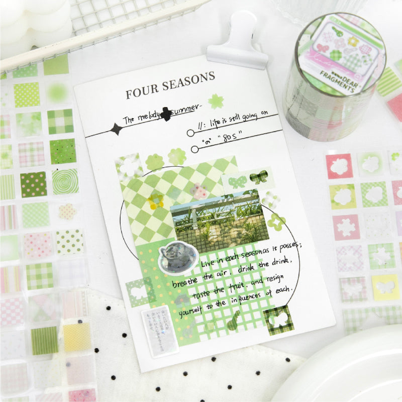Walk Between Rooms Series Die Cutting PET Tape for journaling, scrapbooking and collage