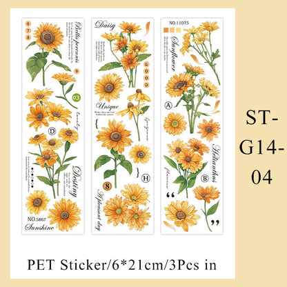 Flowers of the letter Sticker