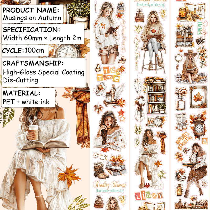 Musings On Autumn Die Cutting PET Tape