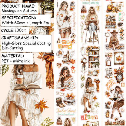 Musings On Autumn Die Cutting PET Tape