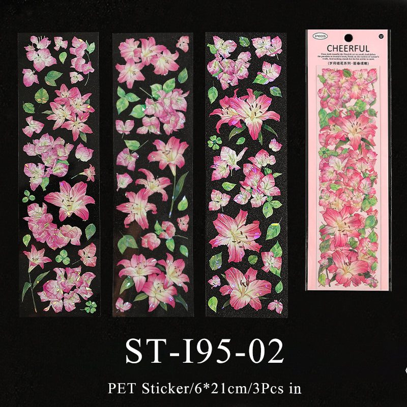 Years sewing flower Sticker
