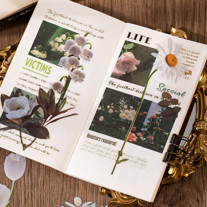 Time Flower Garden Sticker