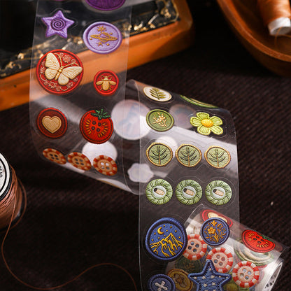 Needle Thread Series Die Cutting PET Tape for journaling, scrapbooking and collage
