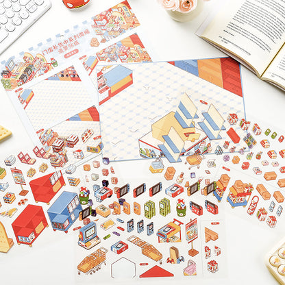 Store Replenishment Series 3D Sticker for journaling, scrapbooking and collage
