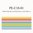 Basic Life Series Washi Tape Set