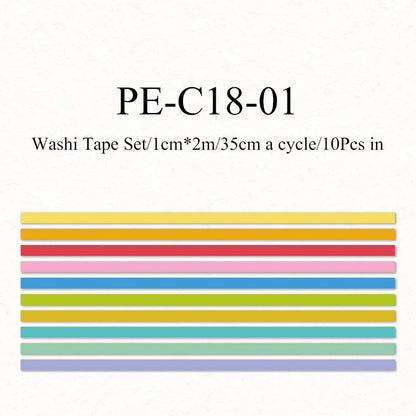 Basic Life Series Washi Tape Set