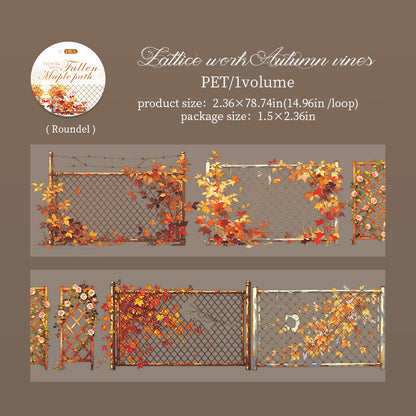 Maple Leaves Series PET Tape