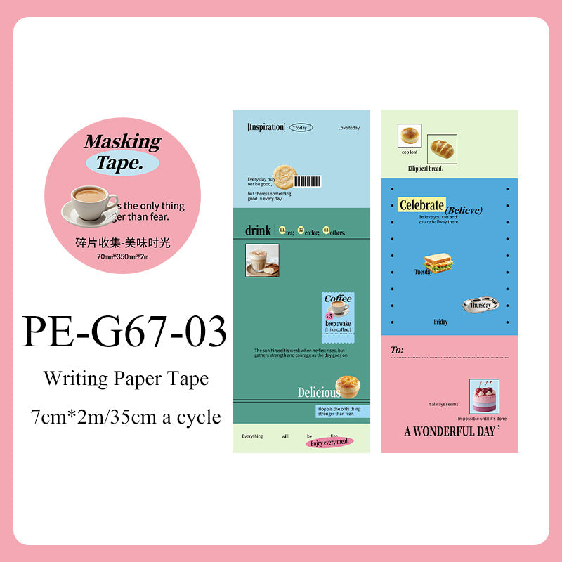 Fragment Collection Series Writing Paper Tape