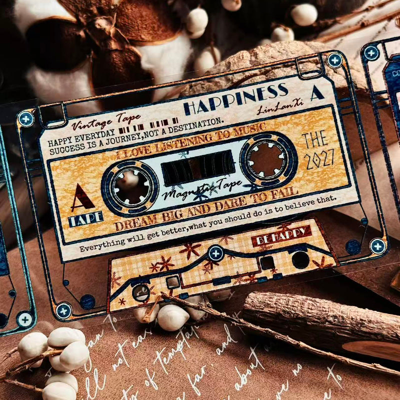 Whole Roll 6cm*5m Nostalgic Tape Series PET Tape