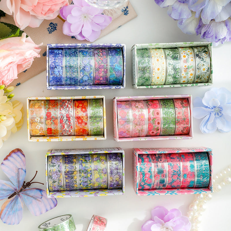 Chilin Flower Blooming Series PET Tape Set