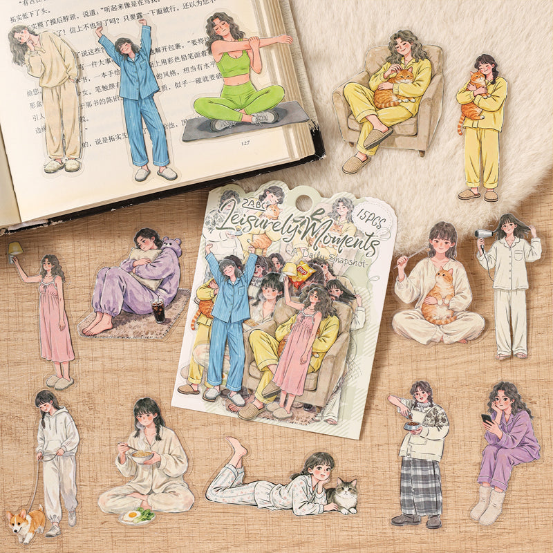 Daily Frame Series Sticker for journaling, scrapbooking and collage