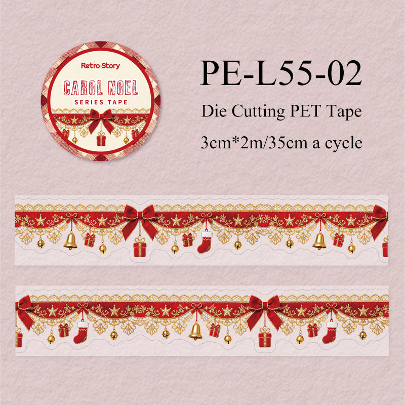 Christmas Celebration Series Die Cutting PET Tape